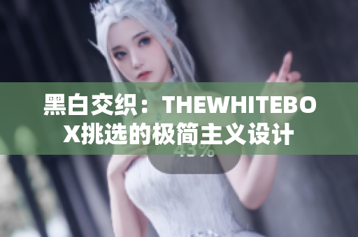 黑白交織：THEWHITEBOX挑選的極簡主義設(shè)計