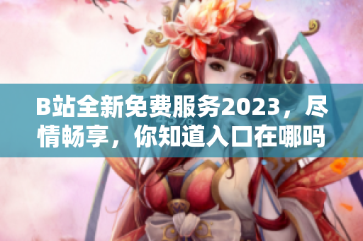 B站全新免費(fèi)服務(wù)2023，盡情暢享，你知道入口在哪嗎？