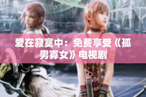 愛(ài)在寂寞中：免費(fèi)享受《孤男寡女》電視劇