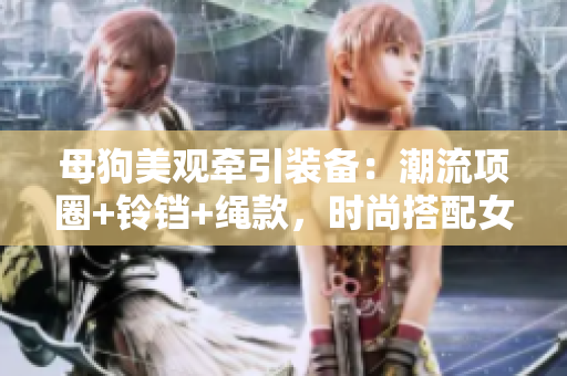 母狗美觀牽引裝備：潮流項(xiàng)圈+鈴鐺+繩款，時(shí)尚搭配女性氣質(zhì)。