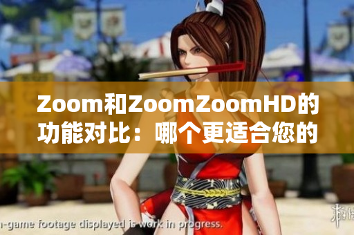 Zoom和ZoomZoomHD的功能對(duì)比：哪個(gè)更適合您的視頻會(huì)議需求？