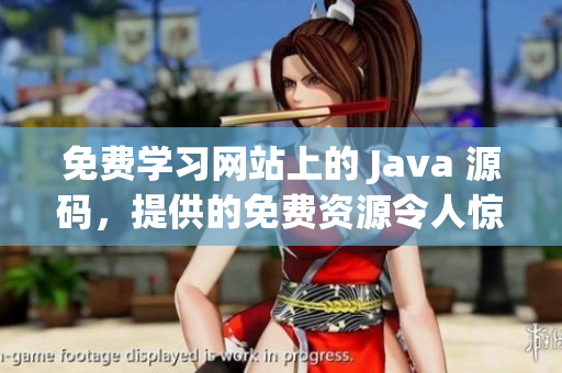 免費學(xué)習(xí)網(wǎng)站上的 Java 源碼，提供的免費資源令人驚嘆