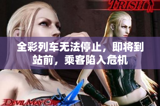 全彩列車無法停止，即將到站前，乘客陷入危機