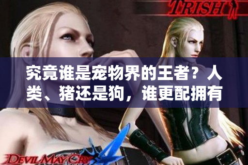 究竟誰是寵物界的王者？人類、豬還是狗，誰更配擁有這個稱號？