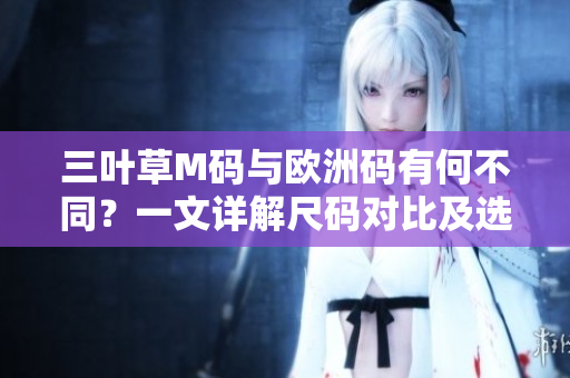三葉草M碼與歐洲碼有何不同？一文詳解尺碼對比及選購技巧