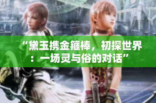 “黛玉攜金箍棒，初探世界：一場(chǎng)靈與俗的對(duì)話”