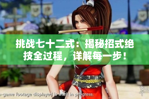 挑戰(zhàn)七十二式：揭秘招式絕技全過程，詳解每一步！