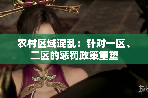 農(nóng)村區(qū)域混亂：針對一區(qū)、二區(qū)的懲罰政策重塑