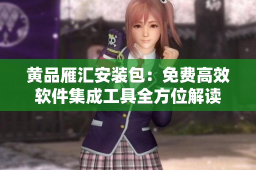 黃品雁匯安裝包：免費高效軟件集成工具全方位解讀