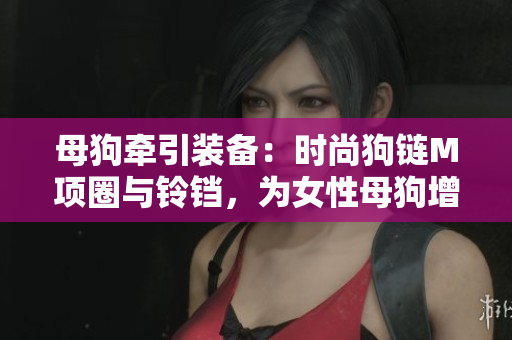 母狗牽引裝備：時尚狗鏈M項圈與鈴鐺，為女性母狗增添個性魅力