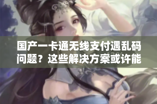 國(guó)產(chǎn)一卡通無(wú)線(xiàn)支付遇亂碼問(wèn)題？這些解決方案或許能幫到你
