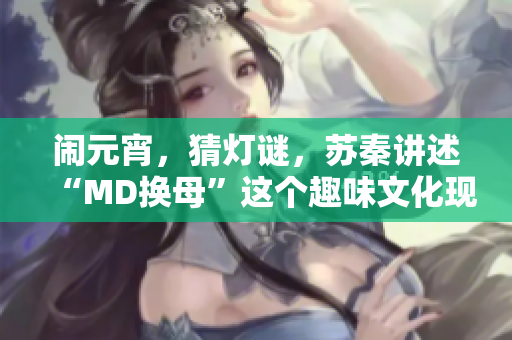 鬧元宵，猜燈謎，蘇秦講述“MD換母”這個趣味文化現(xiàn)象