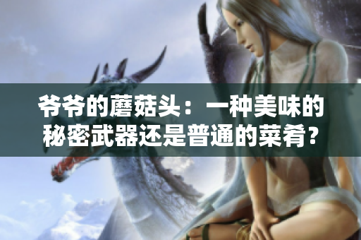 爺爺?shù)哪⒐筋^：一種美味的秘密武器還是普通的菜肴？