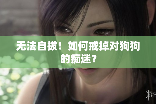 無(wú)法自拔！如何戒掉對(duì)狗狗的癡迷？