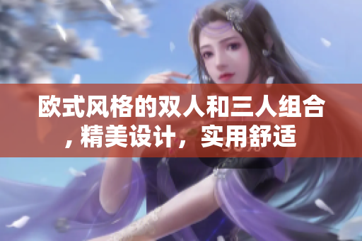歐式風格的雙人和三人組合, 精美設(shè)計，實用舒適