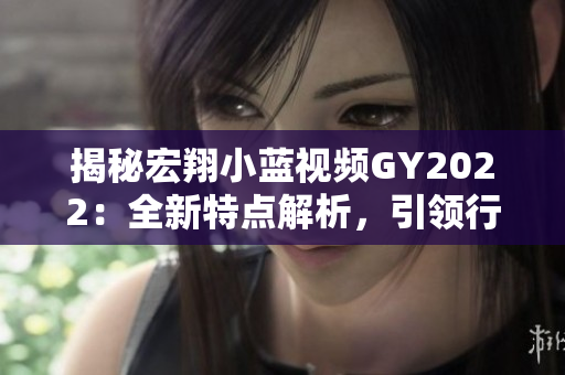 揭秘宏翔小藍視頻GY2022：全新特點解析，引領行業(yè)未來趨勢！