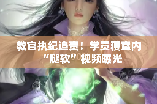 教官執(zhí)紀追責！學員寢室內(nèi)“腿軟”視頻曝光