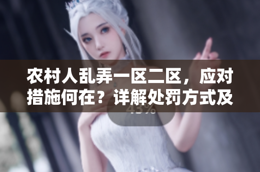 農(nóng)村人亂弄一區(qū)二區(qū)，應(yīng)對措施何在？詳解處罰方式及影響評估