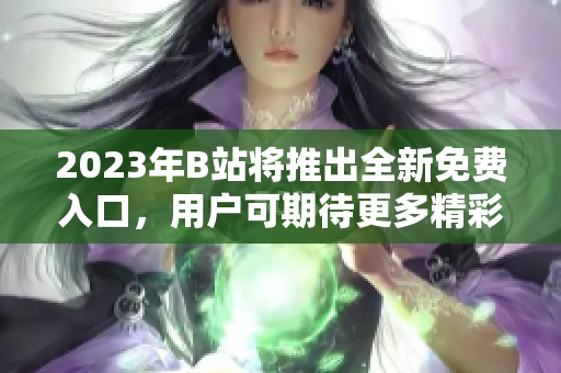 2023年B站將推出全新免費(fèi)入口，用戶可期待更多精彩內(nèi)容