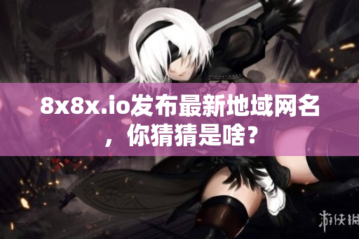 8x8x.io發(fā)布最新地域網(wǎng)名，你猜猜是啥？