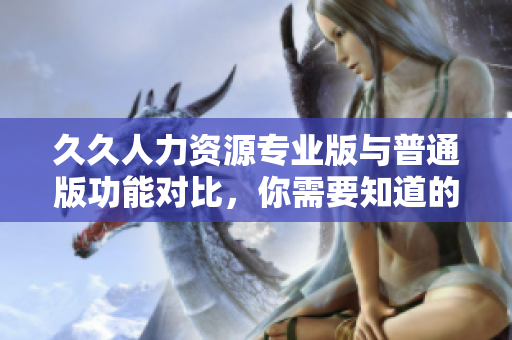 久久人力資源專業(yè)版與普通版功能對比，你需要知道的所有差異
