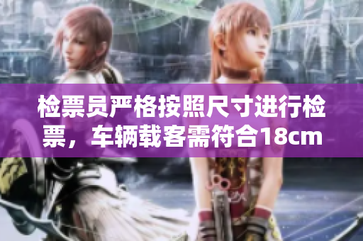 檢票員嚴格按照尺寸進行檢票，車輛載客需符合18cm規(guī)定