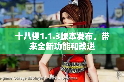 十八模1.1.3版本發(fā)布，帶來全新功能和改進(jìn)