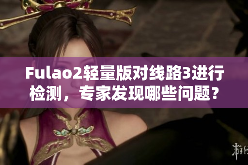 Fulao2輕量版對(duì)線路3進(jìn)行檢測(cè)，專家發(fā)現(xiàn)哪些問題？