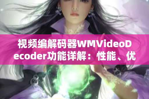 視頻編解碼器WMVideoDecoder功能詳解：性能、優(yōu)勢及應(yīng)用領(lǐng)域