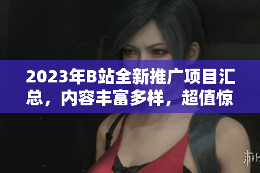 2023年B站全新推廣項目匯總，內(nèi)容豐富多樣，超值驚喜等你來發(fā)現(xiàn)