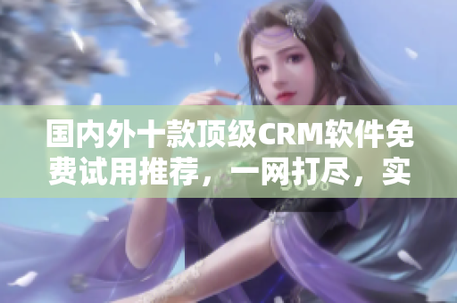 國(guó)內(nèi)外十款頂級(jí)CRM軟件免費(fèi)試用推薦，一網(wǎng)打盡，實(shí)用便捷