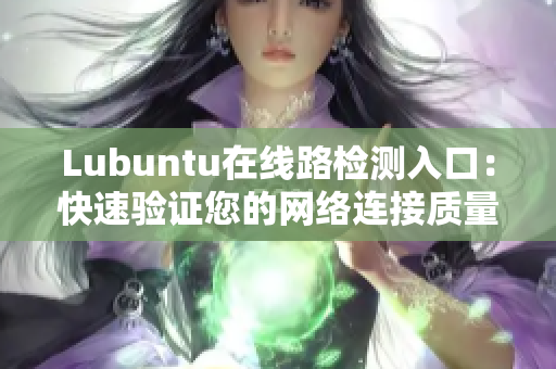 Lubuntu在線路檢測入口：快速驗證您的網(wǎng)絡連接質量