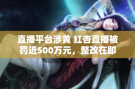 直播平臺(tái)涉黃 紅杏直播被罰近500萬(wàn)元，整改在即
