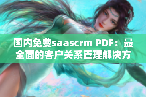 國內(nèi)免費saascrm PDF：最全面的客戶關系管理解決方案