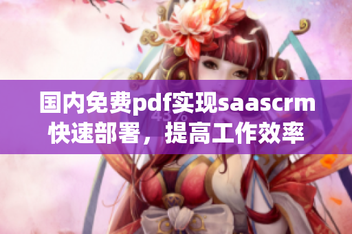 國內(nèi)免費(fèi)pdf實(shí)現(xiàn)saascrm快速部署，提高工作效率