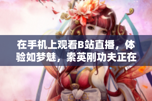 在手機(jī)上觀看B站直播，體驗(yàn)如夢(mèng)魅，索英剛功夫正在賞析