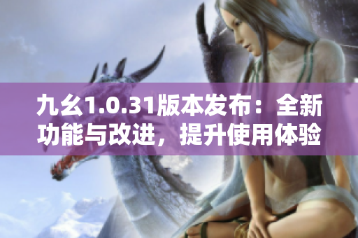 九幺1.0.31版本發(fā)布：全新功能與改進(jìn)，提升使用體驗(yàn)