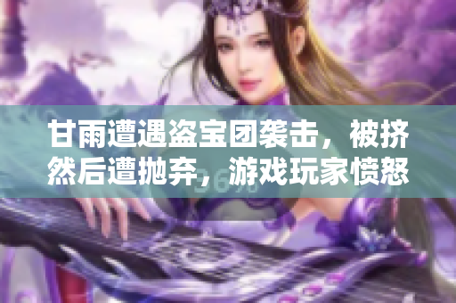 甘雨遭遇盜寶團(tuán)襲擊，被擠然后遭拋棄，游戲玩家憤怒表示
